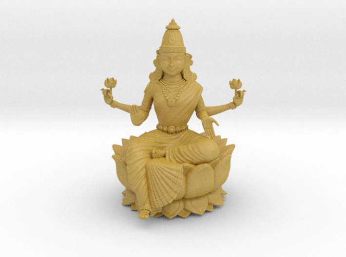 Goddess Maha Lakshmi 3d printed