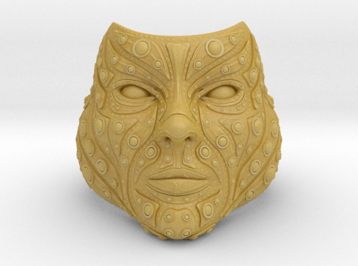 Face-Of Steel Men Ring 3D Printed Design-GGCP-418 3d printed