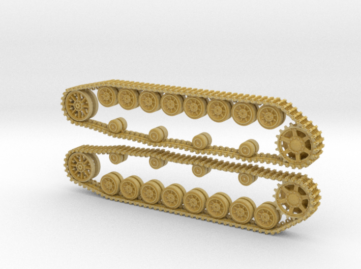 1:56 Panzer IV Type 2 Track Links - Ausf E/F/F2 3d printed