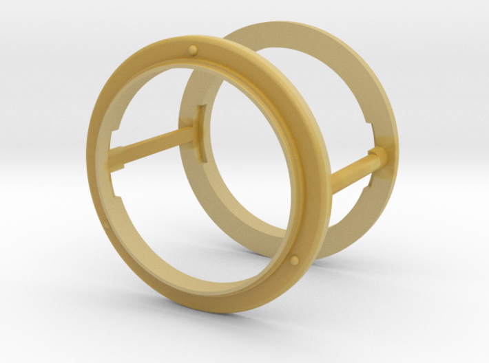 M38 - headlight rings - pair 3d printed