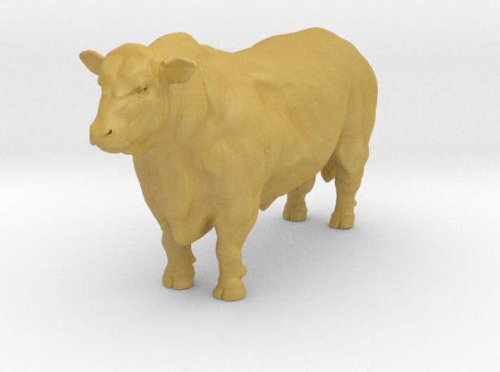 1/64 angus bull 3d printed