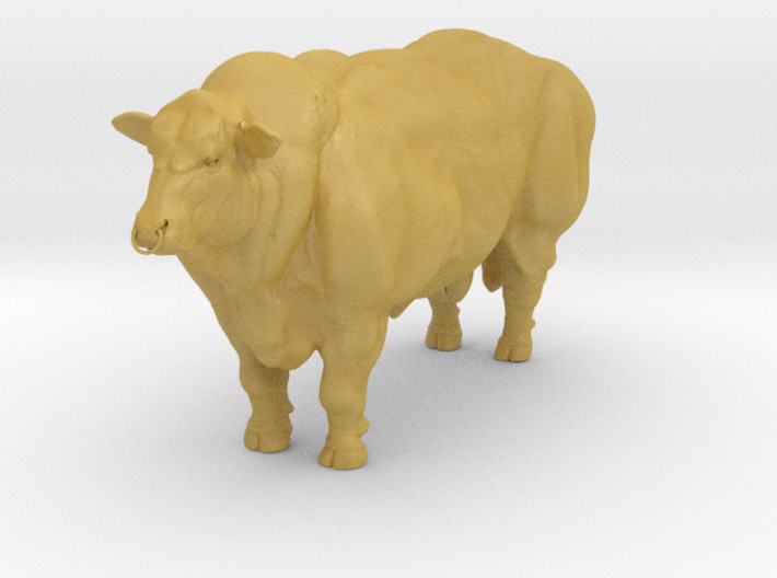 1/64 belgian blue bull 3d printed