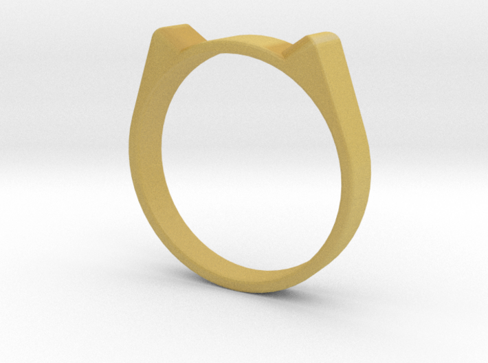 Round cat ring- 6.5 3d printed