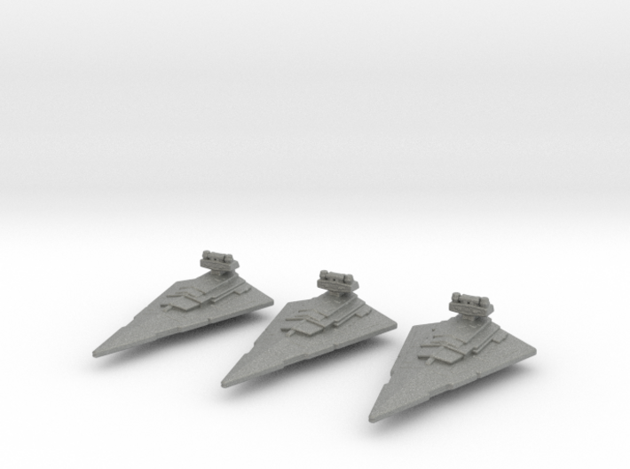 Imperial-II Class Star Destroyer 1/100000 x3 3d printed