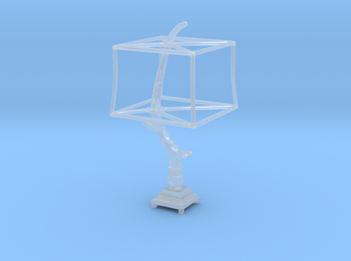 Miniature Rustic Twig Desk Lamp 3d printed