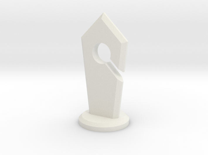 Slotted Slabs Chess Set - Knight 3d printed