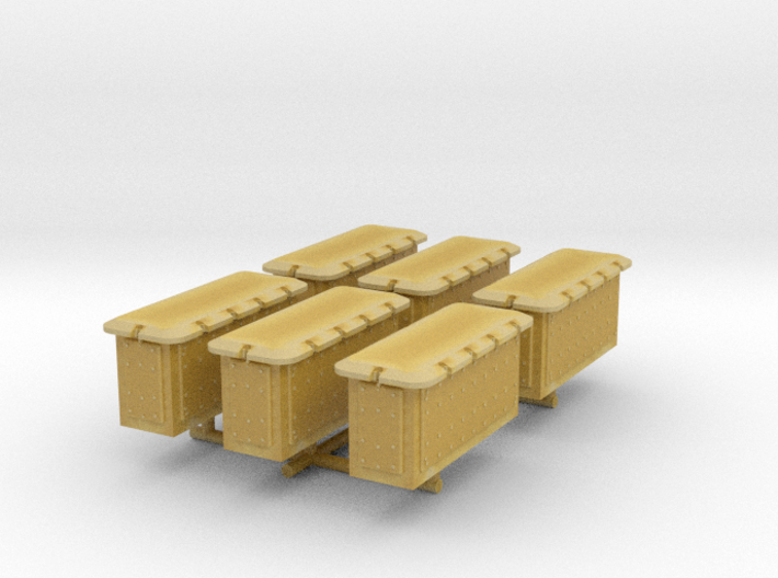 1/96 Cecil Superstructure6 Ammo Lockers 20mm Set 3d printed