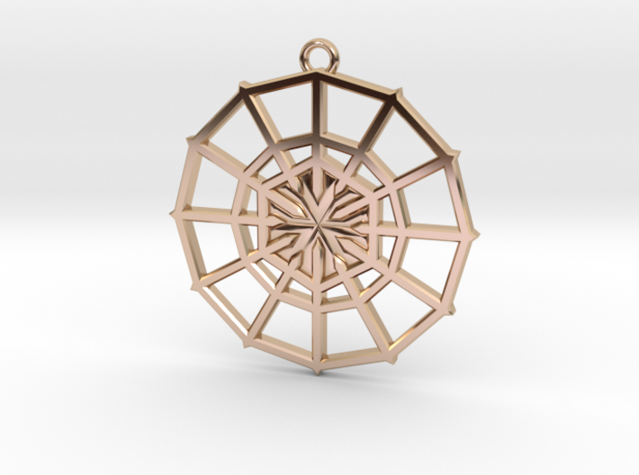 Rejection Emblem 02 Medallion (Sacred Geometry) 3d printed