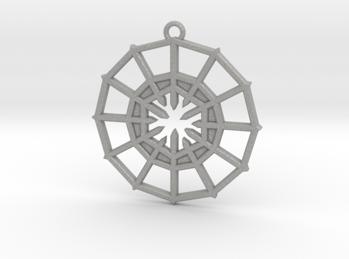 Rejection Emblem 03 Medallion (Sacred Geometry) 3d printed