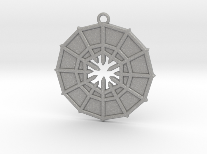 Rejection Emblem 05 Medallion (Sacred Geometry) 3d printed