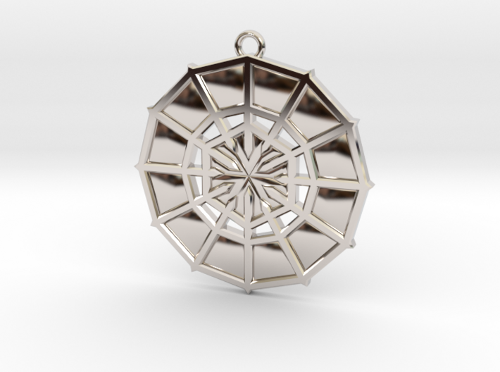 Rejection Emblem 06 Medallion (Sacred Geometry) 3d printed