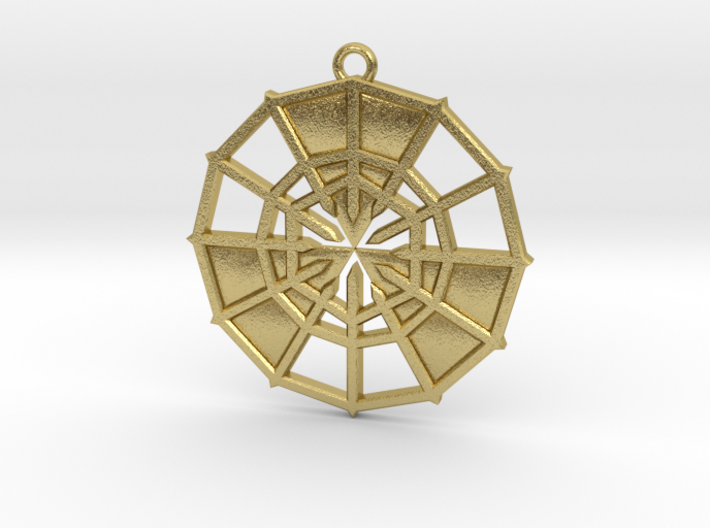 Rejection Emblem 11 Medallion (Sacred Geometry) 3d printed