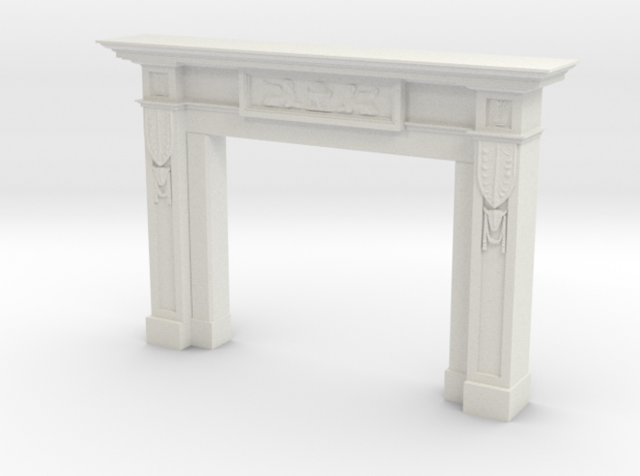 Fireplace 03. 1:24 Scale 3d printed