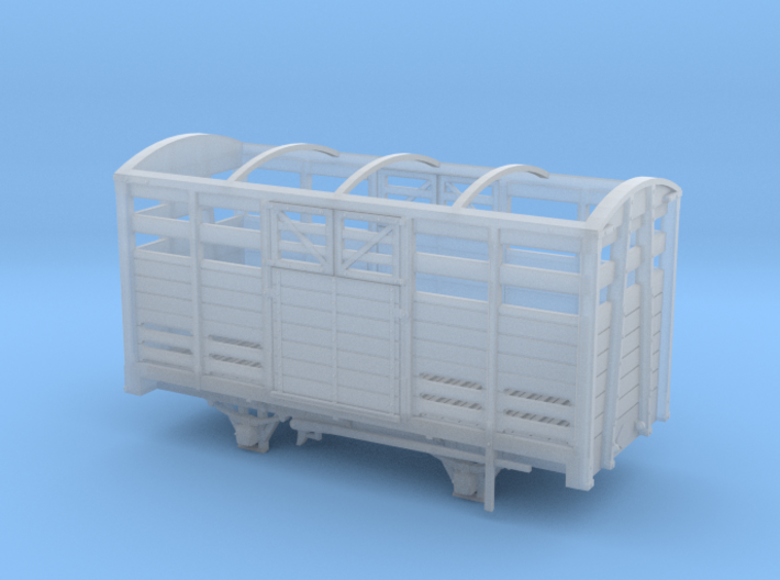 W&amp;L Cattle Van Body - GWR Rebuilt 3d printed