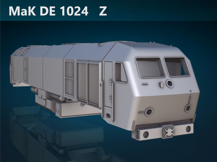 MaK DE 1024  z  [body] 3d printed MaK DE 1024 Z rear rendering
