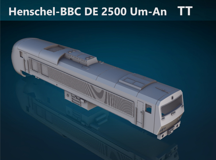 Henschel-BBC DE 2500 Um-An TT [body] 3d printed Henschel-BBC DE 2500 Um-An TT top rendering