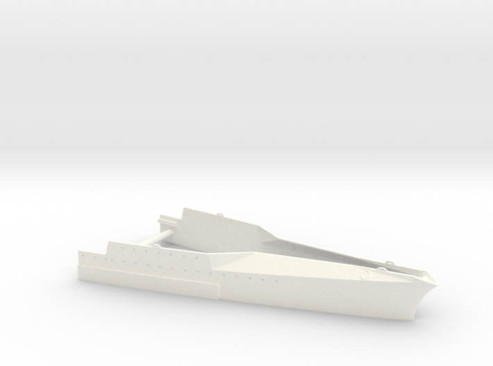1/350 1919 US Small Battleship Design A7 Bow Water 3d printed