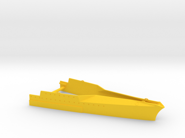 1/350 1919 US Small Battleship Design A7 Bow Water 3d printed