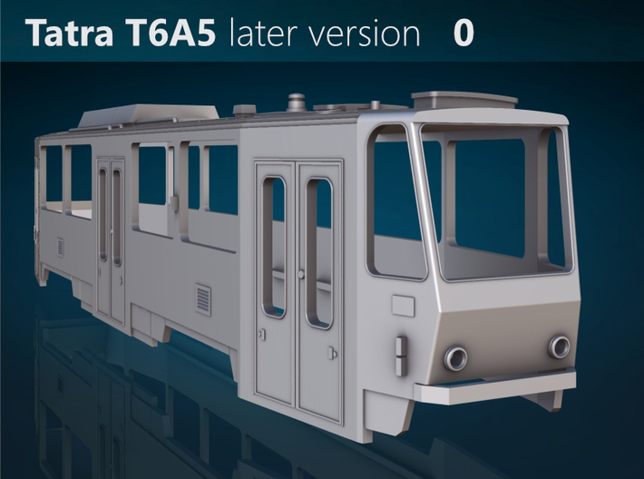 Tatra T6A5 Sliding door 0 Scale [body] 3d printed Tatra T6A5 0 front rendering