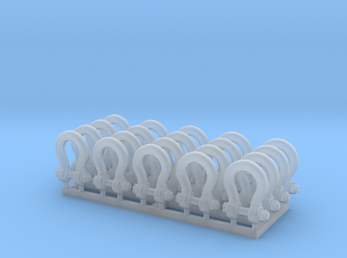 Shackle TP-M03-3 85 TON 20 pack 1-87 Scale 3d printed 