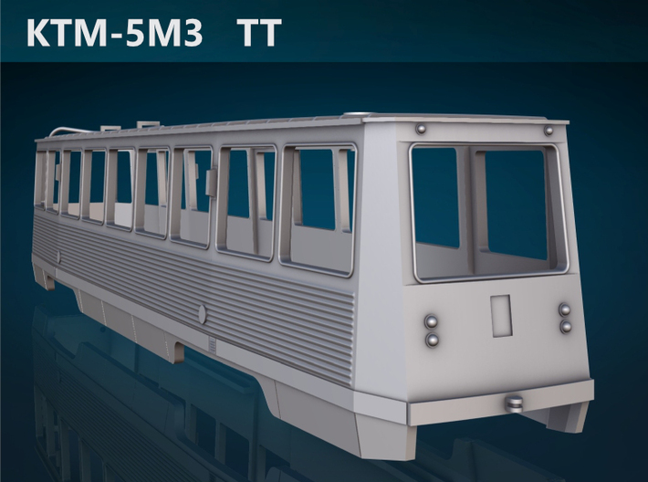 KTM-5M3 TT [body] 3d printed KTM-5M3 TT rear rendering