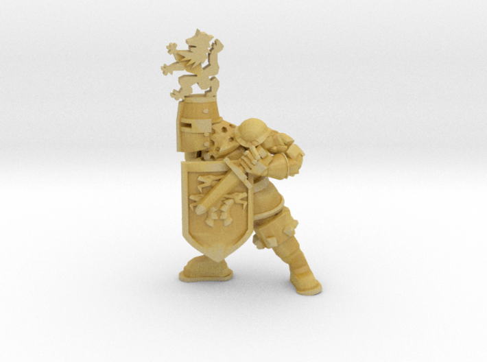 Knight with Dirk 3d printed