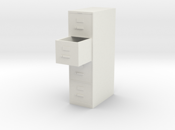 1:24 File Cabinet - Drawer 3 Open 3d printed