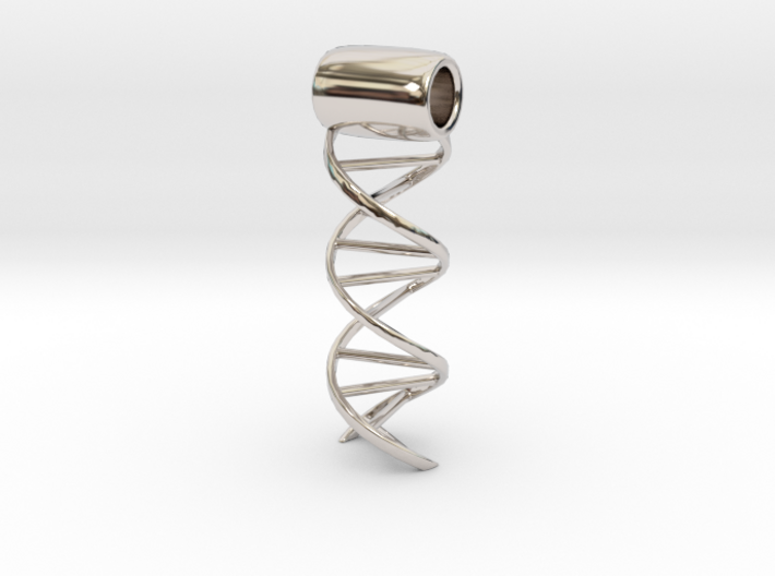 DNA Helix Charm 3d printed