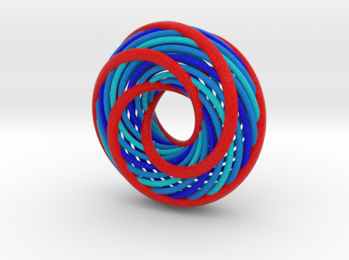 Torus Knot color - 3inch 3d printed 