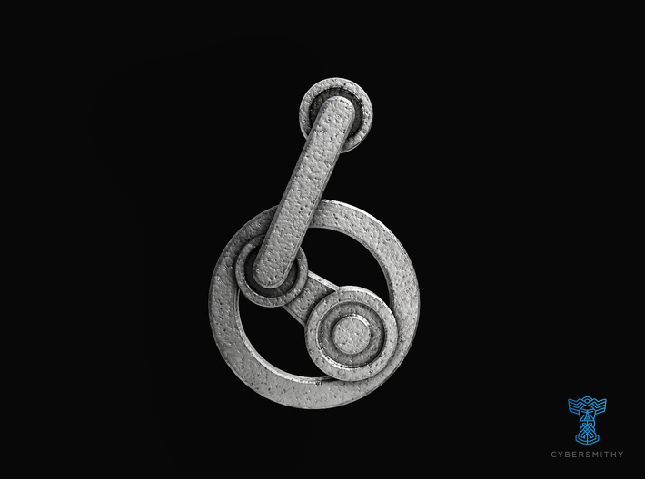 Steam Keychain 3d printed