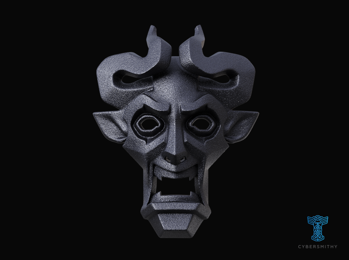 Number of the Beast pendant (the Devil's Pendant) 3d printed