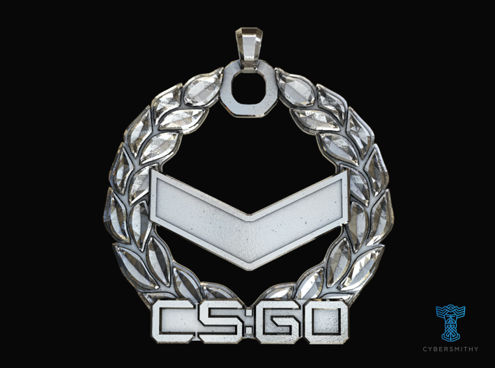 CS:GO - Silver 1 Pendant 3d printed