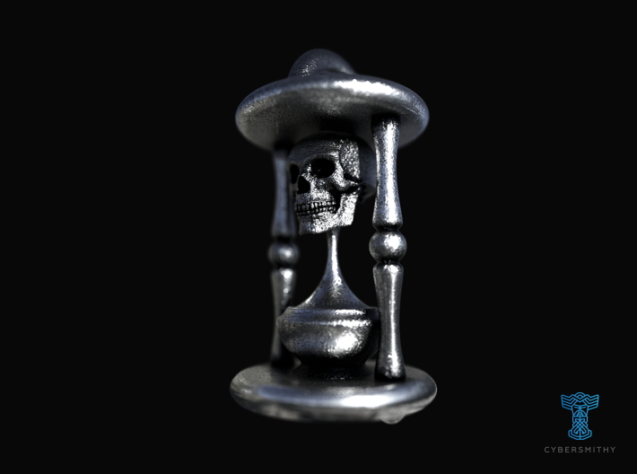 Skull of Time Pendant 3d printed 
