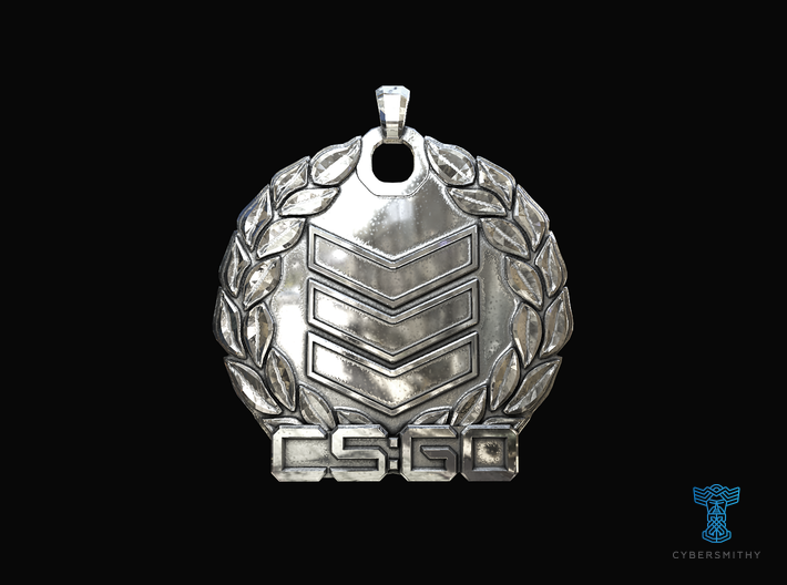 CS:GO - Silver 3 Pendant 3d printed