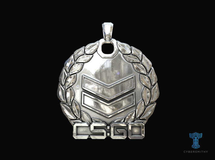 CS:GO - Silver 2 Pendant 3d printed