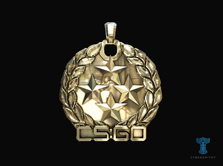 CS:GO - Gold Nova Master Pendant 3d printed