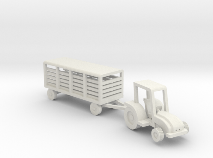 007A 1/144 Tractor &amp; Trailer 3d printed