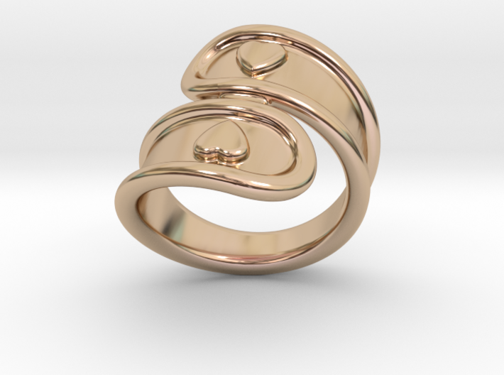San Valentino Ring 17 - Italian Size 17 3d printed