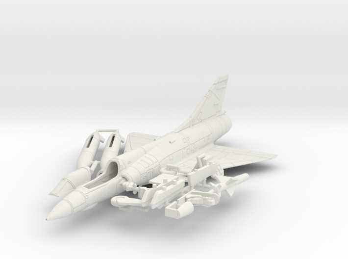 020E Mirage IIIEBR 1/144 with Tanks and R530 3d printed