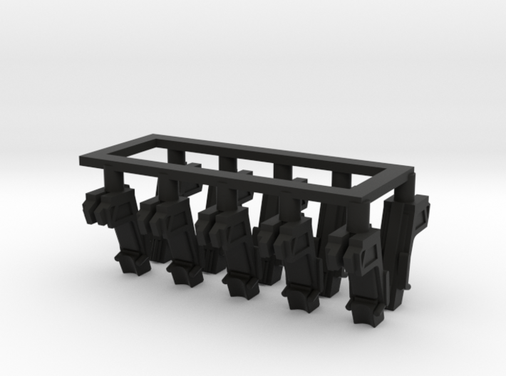 025F Martin-Baker Seats - 1/100 - set of 10 3d printed