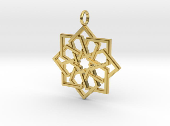Islamic Star Knot 3d printed
