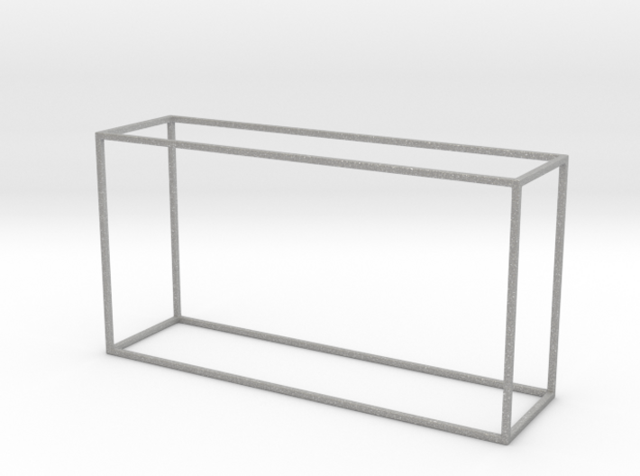 Miniature Tray Top Console Table Frame 3d printed