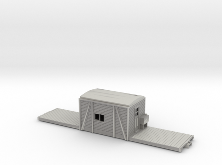 HO Scale Rock Island Transfer Caboose, Part 1/2 3d printed