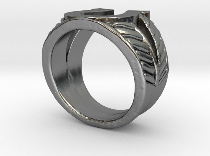 Horseshoe Ring, US size 11 3d printed 