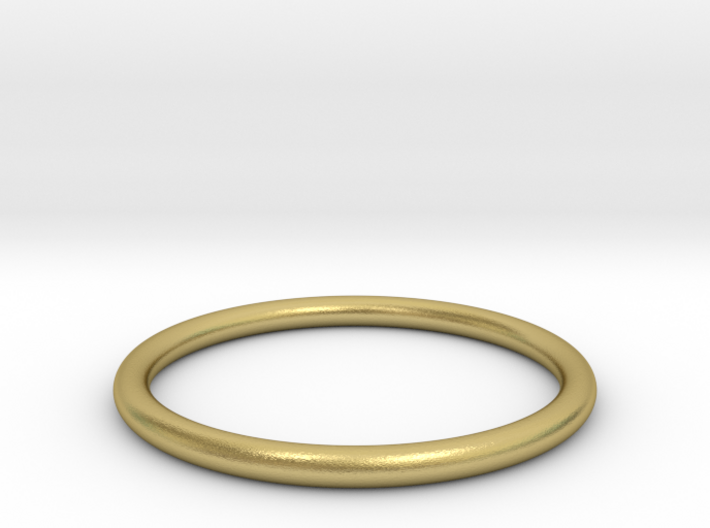 Solid simple round bangle 3d printed