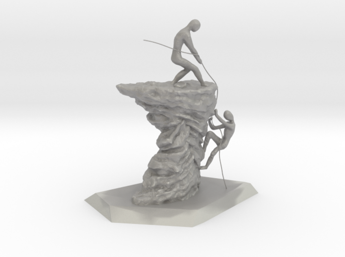 Helping Man - Sculpture / Home Decoration 3d printed