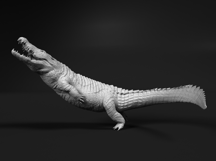 Nile Crocodile 1:9 Attacking in Water 2 3d printed