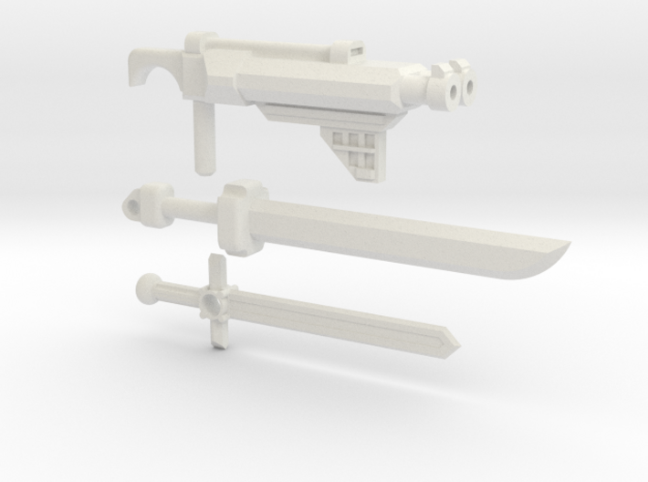 Captain Kandross weapon Set 3d printed