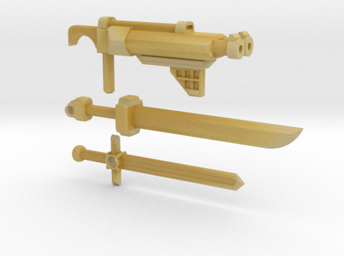 Captain Kandross weapon Set 3d printed