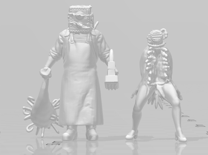 Evil Within Shade miniature horror fantasy DnD rpg 3d printed 